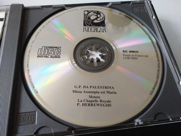 Giovanni Pierluigi da Palestrina, La Chapelle Royale, Philippe Herreweghe - Missa Assumpta Est Maria / Motetti (CD, Album) (Near Mint (NM or M-)) - Image 3