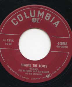 Guy Mitchell With Ray Conniff & His Orchestra - Singing The Blues (7") (Very Good Plus (VG+))