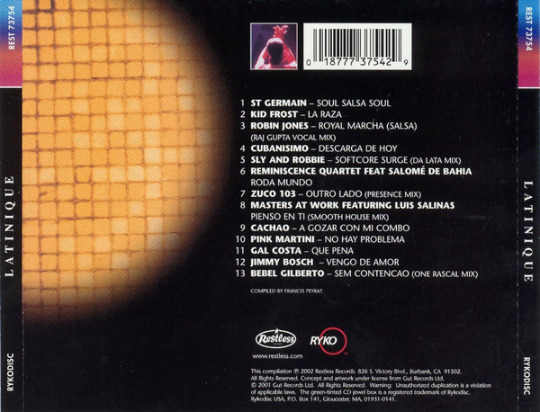 Various - London Global Connection: Latinique (CD, Comp) (Mint (M)) - Image 2
