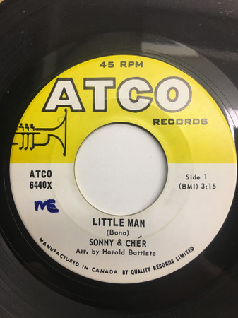 Sonny & Cher - Little Man (7") (Near Mint (NM or M-))