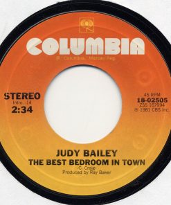 Judy Bailey (5) - The Best Bedroom In Town (7", Single) (Very Good Plus (VG+))
