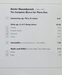 Alternative view of Dmitri Shostakovich · Igor Stravinsky · Sergei Prokofiev · Grigoras Dinicu - Piano Duo Genova & Dimitrov - Complete Works For Piano Duo (CD) (Near Mint (NM or M-))