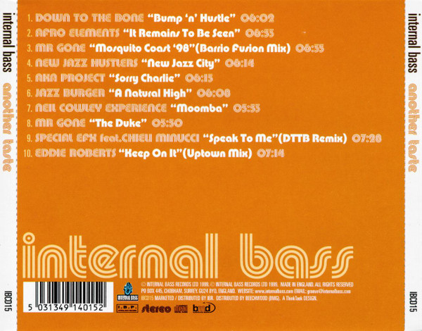 Various - Internal Bass - Another Taste (CD, Comp) (Mint (M)) - Image 2