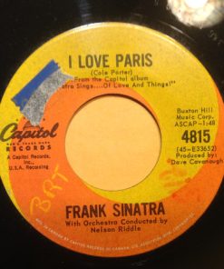 Frank Sinatra - I Love Paris (7", Single) (Near Mint (NM or M-))
