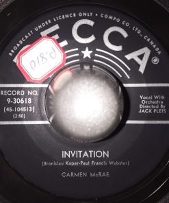 Carmen McRae - Invitation / Lo And Behold (7", Single) (Very Good Plus (VG+))