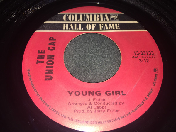 Gary Puckett & The Union Gap - Woman, Woman / Young Girl (7", Single, RE) (Near Mint (NM or M-)) - Image 2