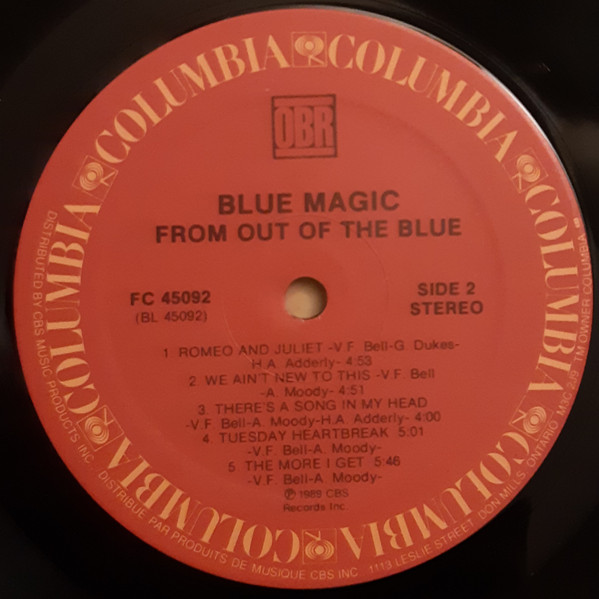 Blue Magic - From Out Of The Blue (LP, Album) (Mint (M)) - Image 4