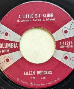 Eileen Rodgers - A Little Bit Bluer / Treasure Of Your Love (7") (Very Good Plus (VG+))