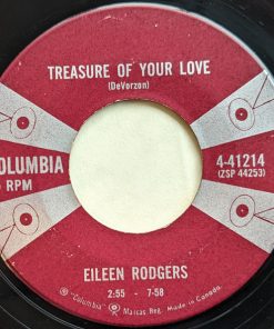 Alternative view of Eileen Rodgers - A Little Bit Bluer / Treasure Of Your Love (7") (Very Good Plus (VG+))