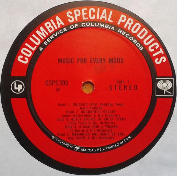 Various - Music For Every Mood (LP, Comp) (Mint (M)) - Image 3
