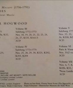 Alternative view of Wolfgang Amadeus Mozart - The Academy Of Ancient Music • Christopher Hogwood • Jaap Schröder - Wolfgang Amadeus Mozart (1756-1791) The Symphonies (19xCD, Comp + Box) (Near Mint (NM or M-))