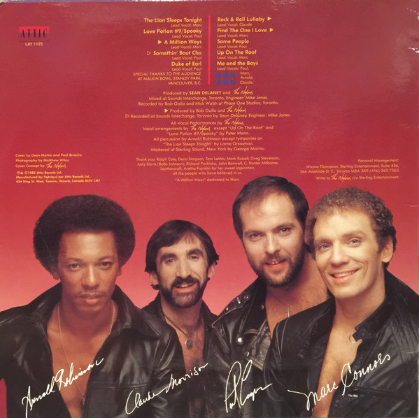 The Nylons - The Nylons (LP, Album) (Mint (M)) - Image 2