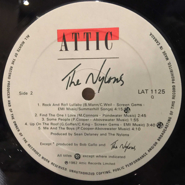 The Nylons - The Nylons (LP, Album) (Mint (M)) - Image 4
