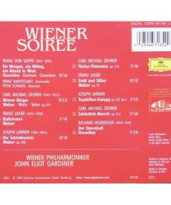 Alternative view of Wiener Philharmoniker, John Eliot Gardiner - Wiener Soirée (CD, Album) (Near Mint (NM or M-))