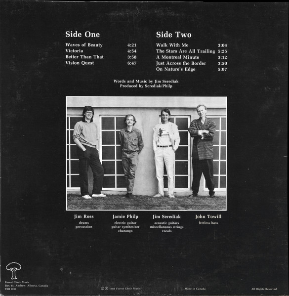 Jim Serediak - On Nature's Edge (LP) (Mint (M)) - Image 2