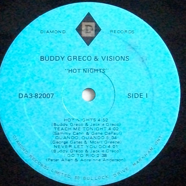 Buddy Greco & Visions (20) - Hot Nights (LP, Album) (Mint (M)) - Image 3