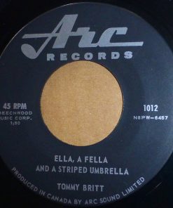 Tommy Britt - Ella, A Fella And A Striped Umbrella / Two Blocks Down, Turn To The Right (7") (Near Mint (NM or M-))