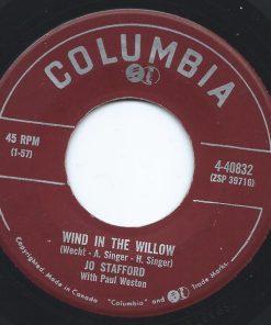 Alternative view of Jo Stafford With Paul Weston (2) And Norman Luboff Choir / Jo Stafford With Paul Weston (2) - King Of Paris / Wind In The Willow (7", Single) (Near Mint (NM or M-))