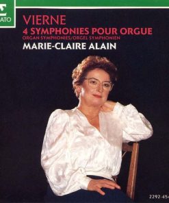 Louis Vierne, Marie-Claire Alain - 4 Symphonies Pour Orgue (2xCD, Album) (Near Mint (NM or M-))