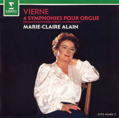 Louis Vierne, Marie-Claire Alain - 4 Symphonies Pour Orgue (2xCD, Album) (Near Mint (NM or M-))