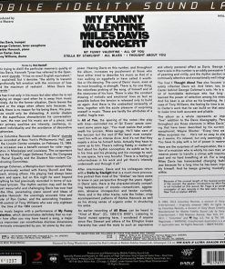 Alternative view of Miles Davis - My Funny Valentine - Miles Davis In Concert (LP, Album, Ltd, Num, RE, RM, S/Edition, 180) (Mint (M))