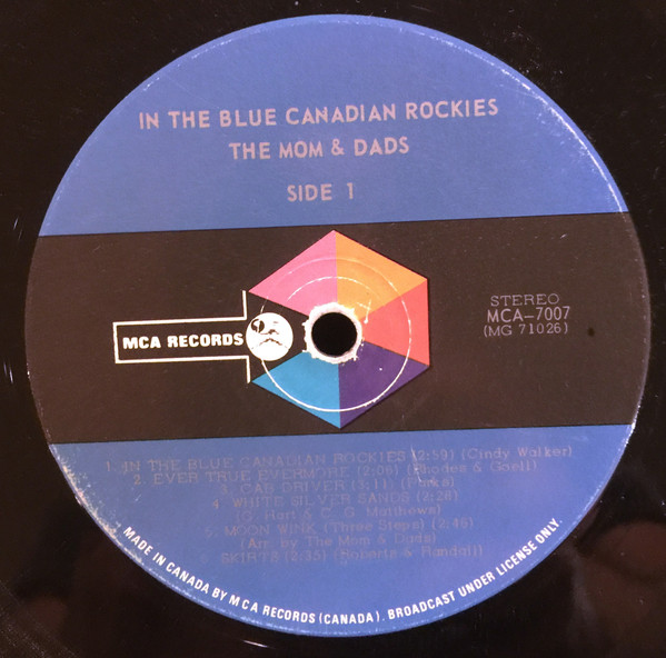 The Mom And Dads - In The Blue Canadian Rockies (LP, Album) (Mint (M)) - Image 3