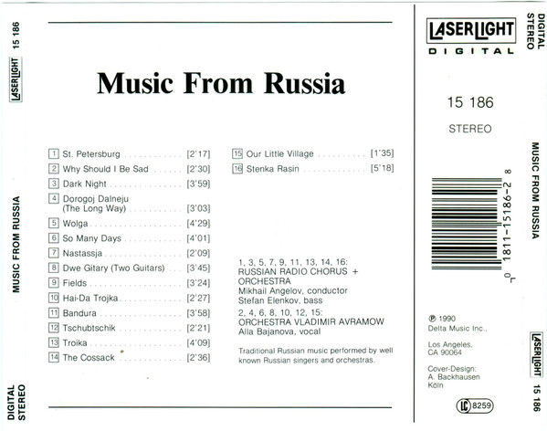 Various - Music From Russia (CD, Comp) (Near Mint (NM or M-)) - Image 2