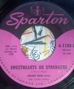 Alternative view of Johnny Bond - My Heart Belongs to a Stranger (7", Single) (Good Plus (G+))
