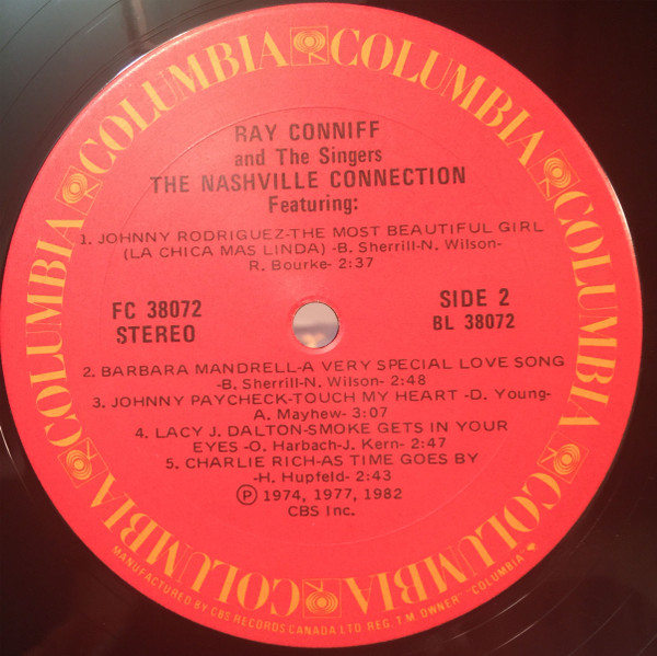 Ray Conniff And The Singers - The Nashville Connection (LP, Album) (Mint (M)) - Image 4