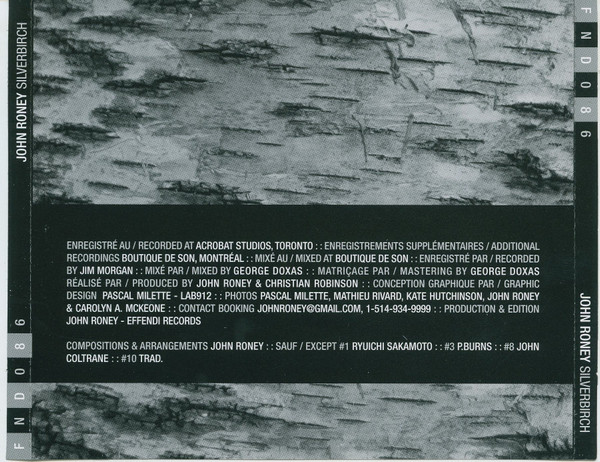 John Roney - Silverbirch (CD, Album) (Near Mint (NM or M-)) - Image 4