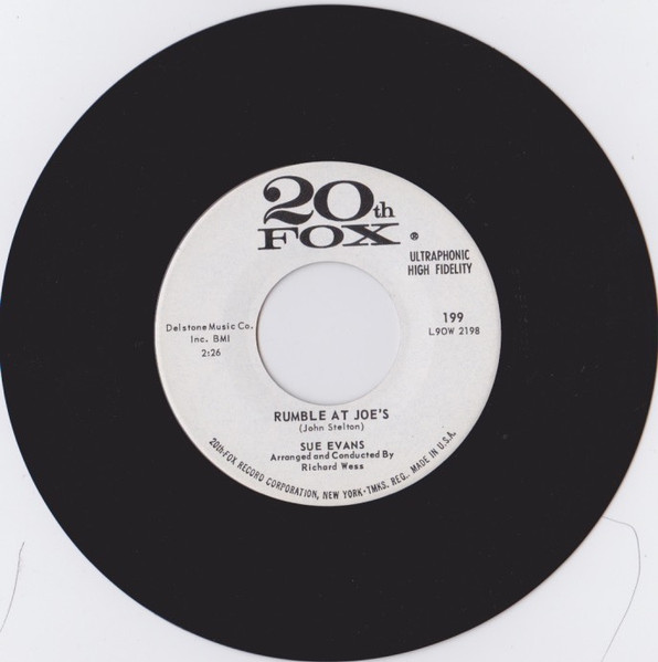 Sue Evans (5) - Rumble at Joe's (7", Single) (Very Good Plus (VG+)) - Image 2