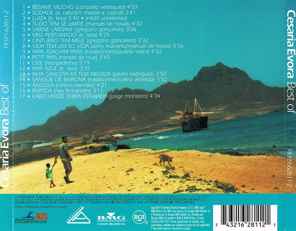 Cesaria Evora - Best Of (CD, Comp) (Near Mint (NM or M-)) - Image 2