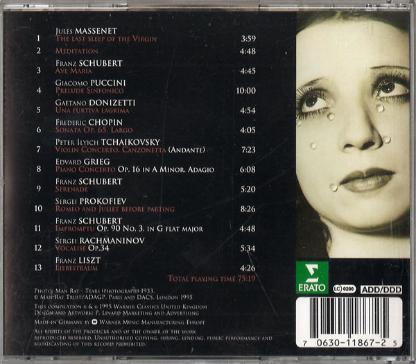 Various - Tearjerkers (Classical Music To Move The Mind, Body And Soul) (CD, Comp) (Near Mint (NM or M-)) - Image 2