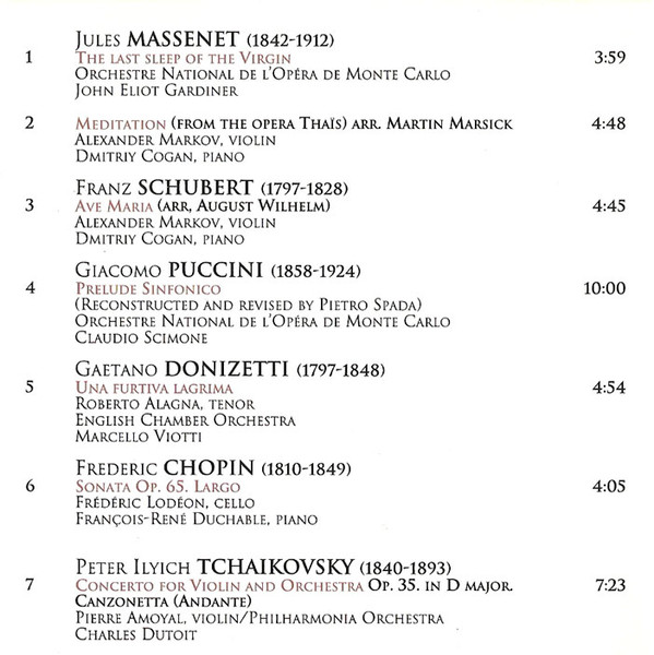 Various - Tearjerkers (Classical Music To Move The Mind, Body And Soul) (CD, Comp) (Near Mint (NM or M-)) - Image 4