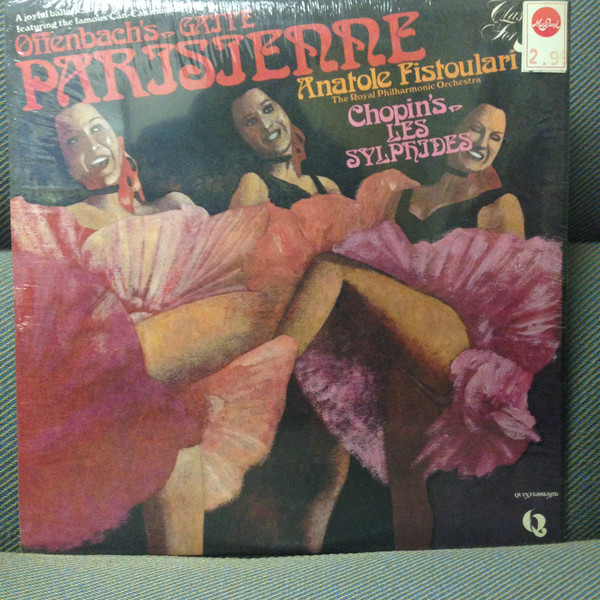 Jacques Offenbach, Anatole Fistoulari, Royal Philharmonic Orchestra, Frédéric Chopin - Gaite Parisienne / Les Sylphides (LP) (Mint (M))