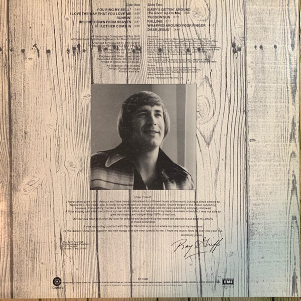 Ray Griff - Ray Griff (LP) (Mint (M)) - Image 2