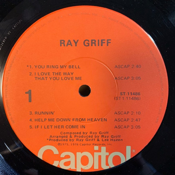 Ray Griff - Ray Griff (LP) (Mint (M)) - Image 3