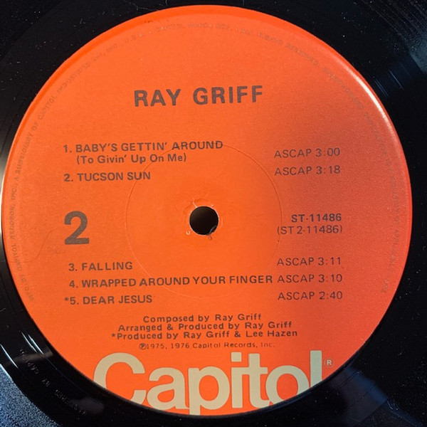 Ray Griff - Ray Griff (LP) (Mint (M)) - Image 4
