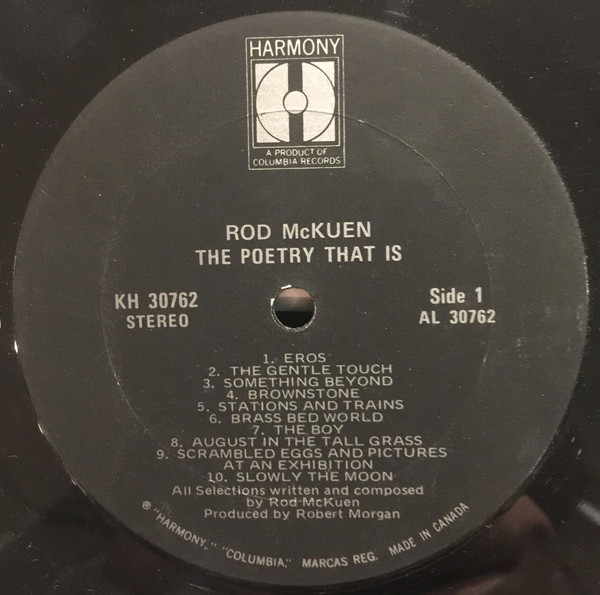 Rod McKuen - The Poetry That Is (LP, Album) (Mint (M)) - Image 3
