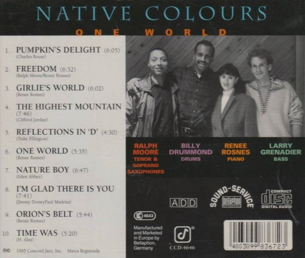 Native Colours - One World (CD, Album) (Near Mint (NM or M-)) - Image 2