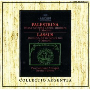 Giovanni Pierluigi da Palestrina / Roland de Lassus - Pro Cantione Antiqua, Bruno Turner - Missa Aeterna Christi Munera - 3 Motetti - Domine, Ne In Furore (CD, Comp, RE, RM) (Near Mint (NM or M-))