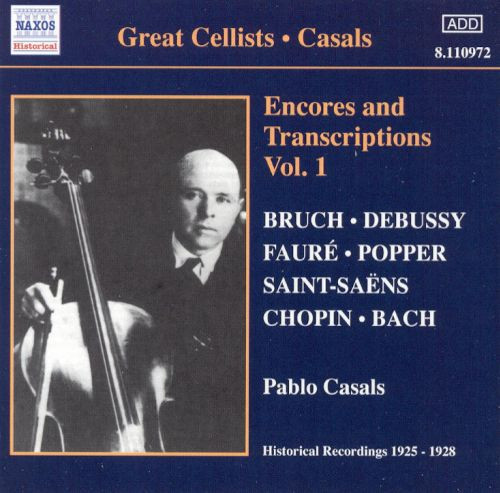Pablo Casals - Encores and Transcriptions Vol. 1 (CD, Comp, Mono) (Near Mint (NM or M-))