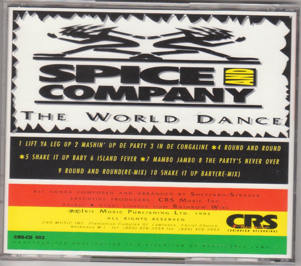 Spice And Company - The World Dance (CD, Album) (Near Mint (NM or M-)) - Image 2