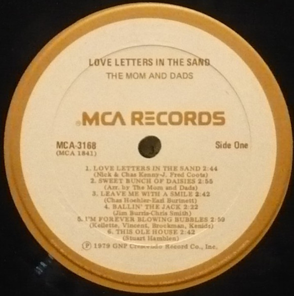 The Mom And Dads - Love Letters In The Sand (LP, Album) (Mint (M)) - Image 3