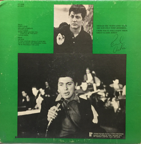 Paul Anka - Paul Anka (LP, Comp) (Mint (M)) - Image 2