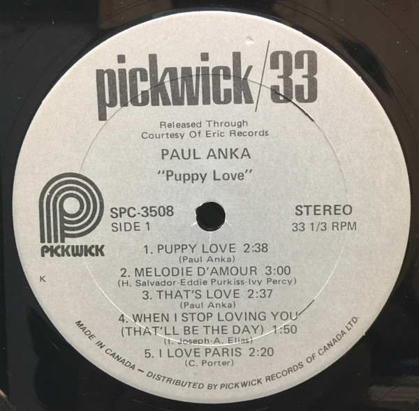 Paul Anka - Paul Anka (LP, Comp) (Mint (M)) - Image 3