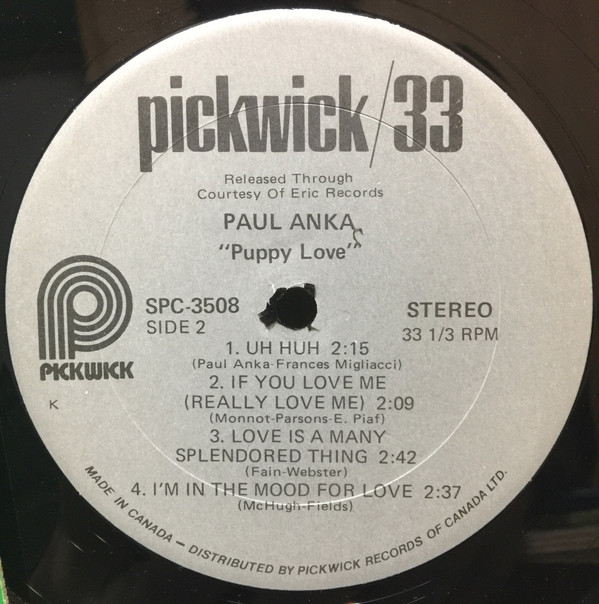 Paul Anka - Paul Anka (LP, Comp) (Mint (M)) - Image 4