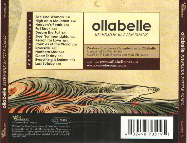 Ollabelle - Riverside Battle Songs (CD, Album) (Mint (M)) - Image 2