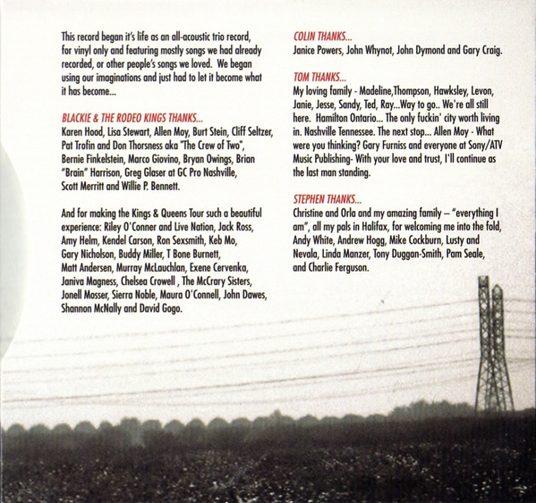 Blackie And The Rodeo Kings - South (CD, Album, Dig) (Near Mint (NM or M-)) - Image 5