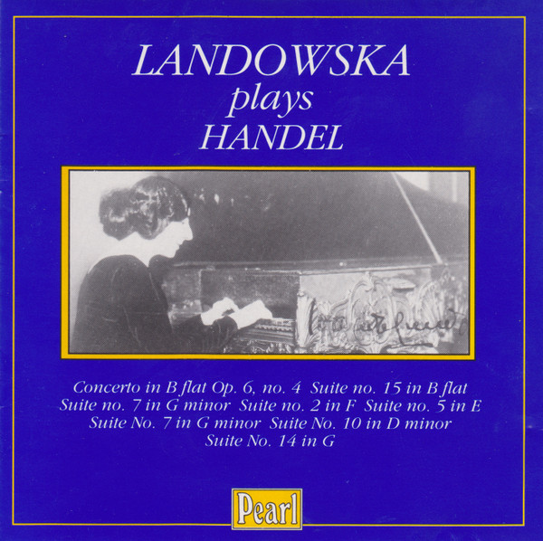Wanda Landowska Plays Georg Friedrich Händel - Landowska Plays Handel (CD, Comp, Mono) (Near Mint (NM or M-))